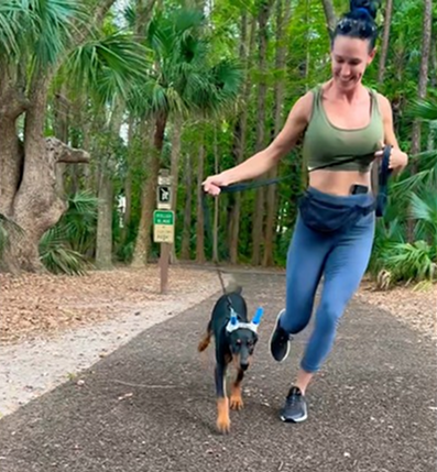 Love taking her for walks!