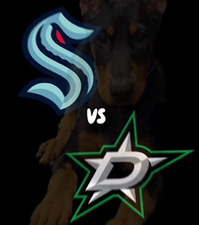 My Dobie predicts the #StanleyCupPlayoffs — Seattle Kraken vs Dallas Stars