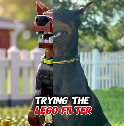 Try the Lego filter on your dog!