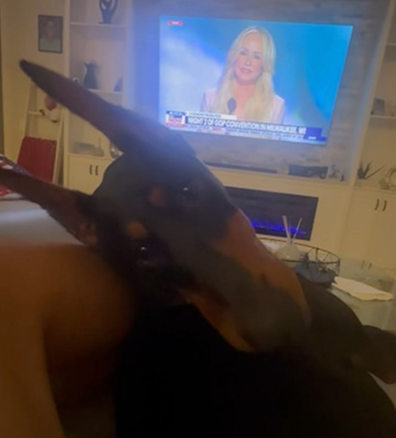 When your dog is a trumpster