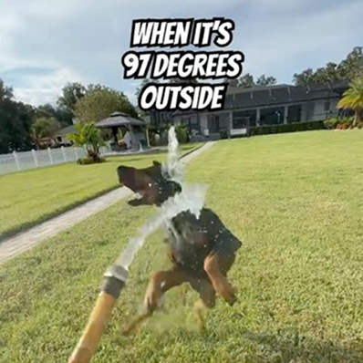 When it’s so hot outside